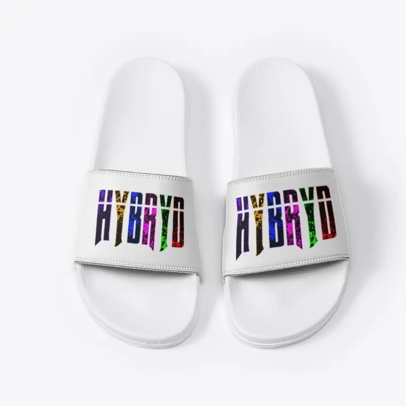 Hybryd paint splatter logo slides